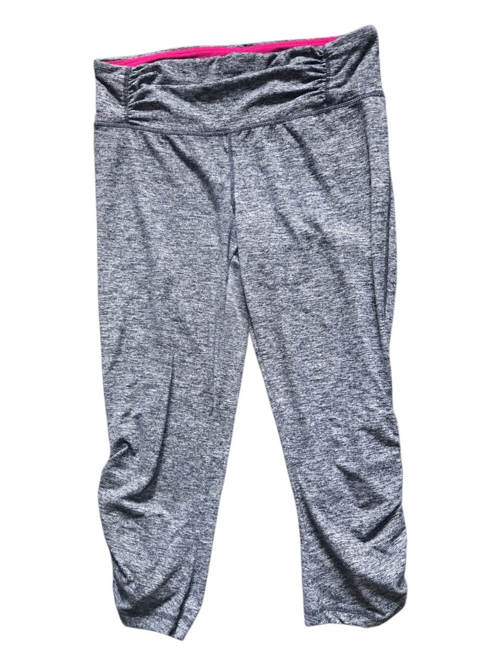 Tangerine Leggings Heather Charcoal & Strawberry - Ladies Small